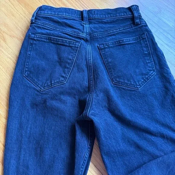 SZ 26 2L Abercrombie & Fitch Black Denim Women Jeans - Picture 9 of 10